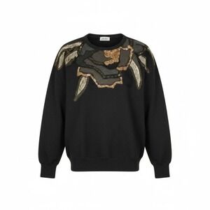 Vintage 90s Christina Sweater Metal Embellished Women's Medium